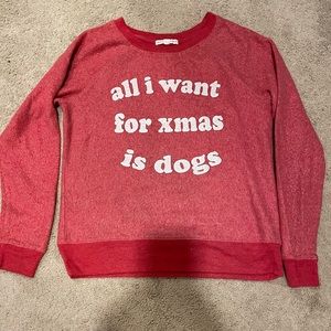 Grayson/Threads Sleepwear Dog Sweatshirt Women’s Small